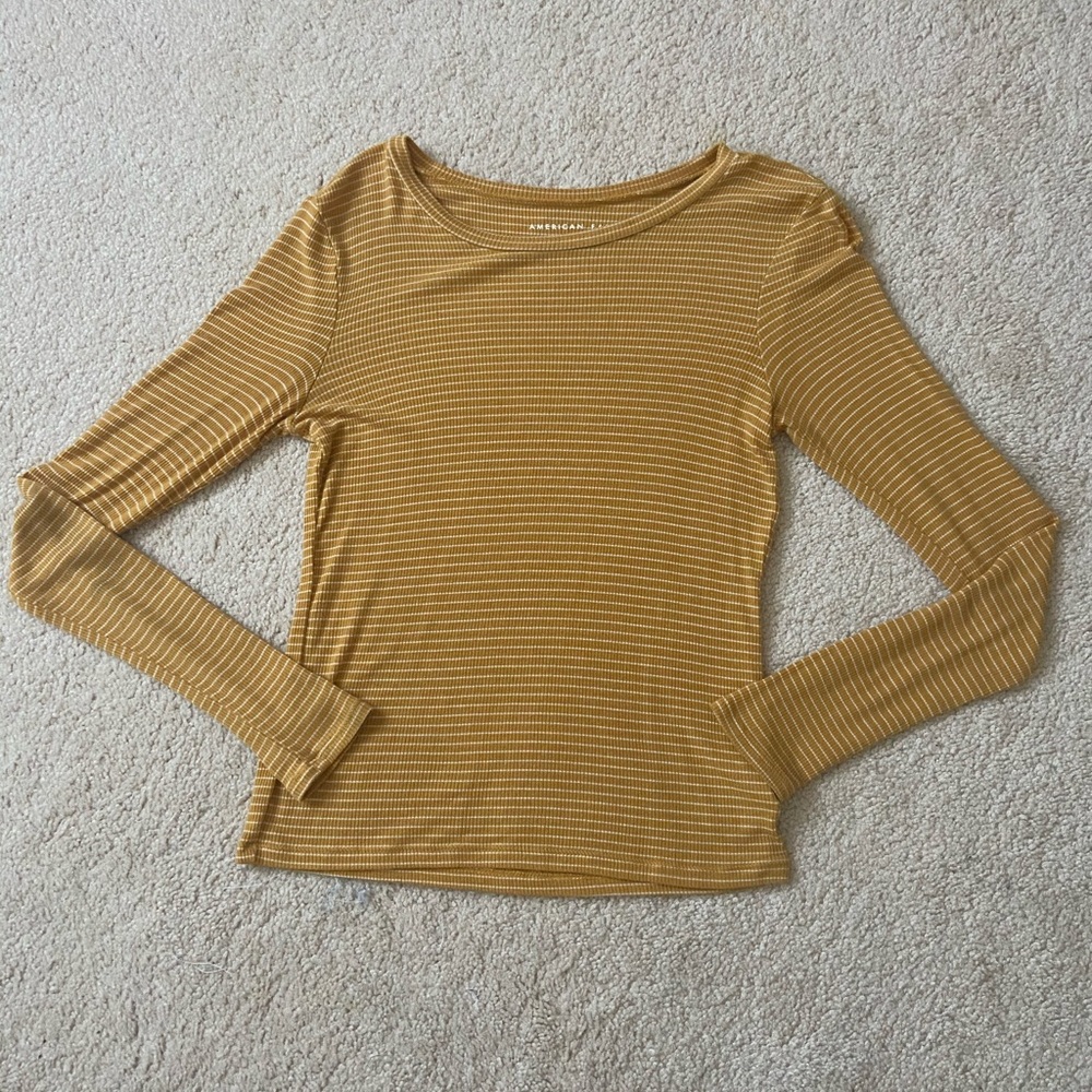 american eagle striped long sleeve
